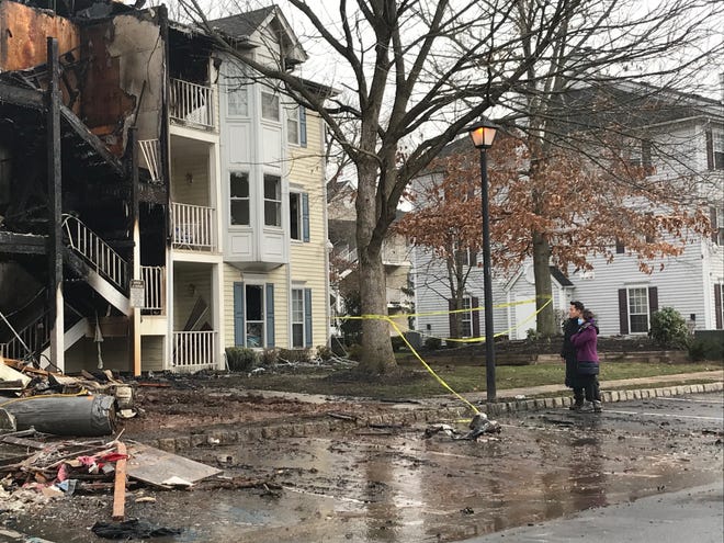 A Saturday night fire at Governor's Pointe Condominiums in North Brunswick gutted a 12-unit building leaving 28 people, including three children, displaced. The fire remains under investigation.