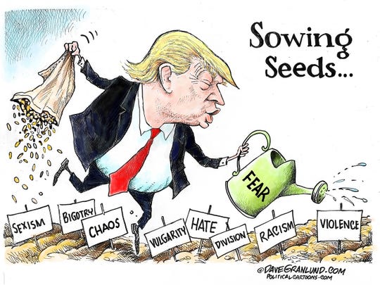 Trump sowing racism