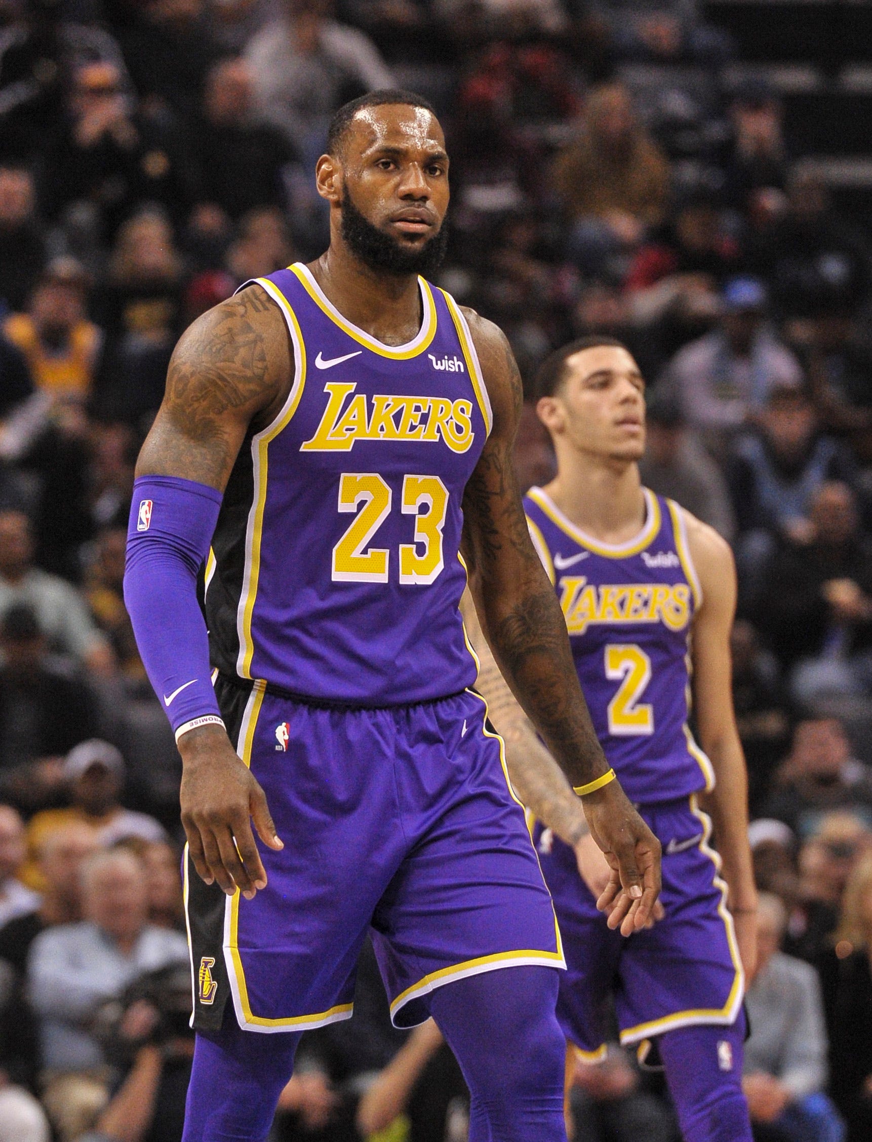 lebron lakers purple