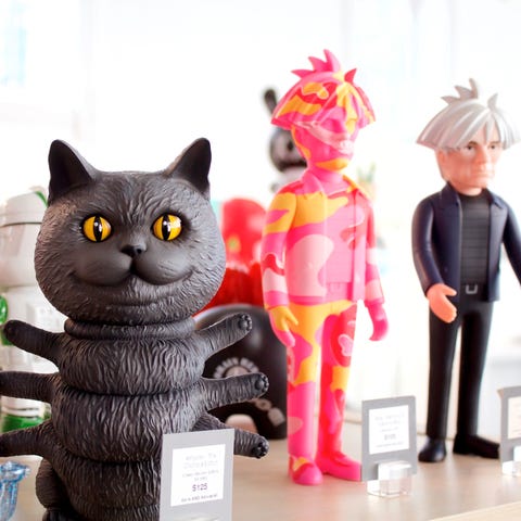 Toys show their arty side at Rotofugi, a Chicago...