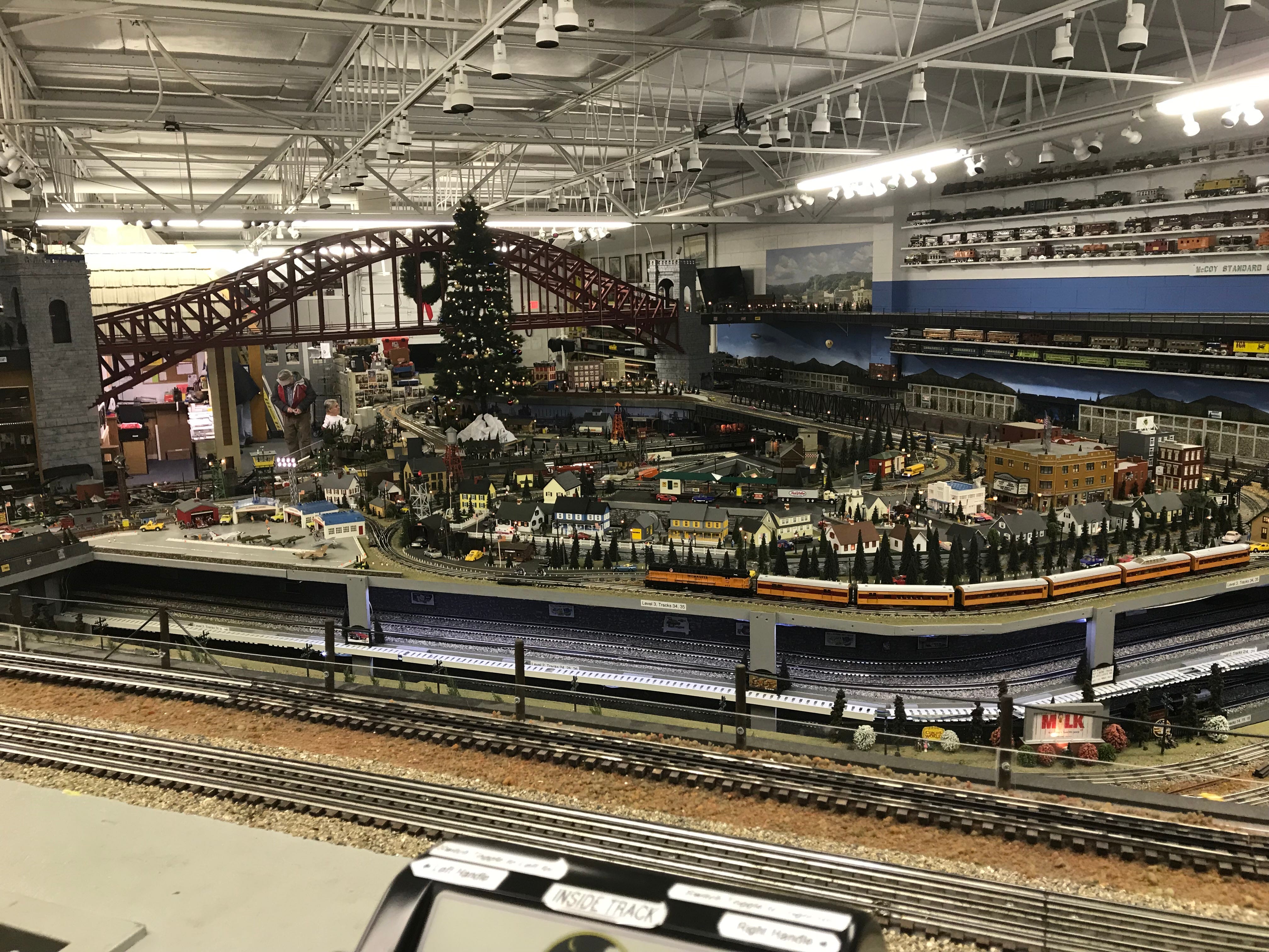 train under christmas tree tradition