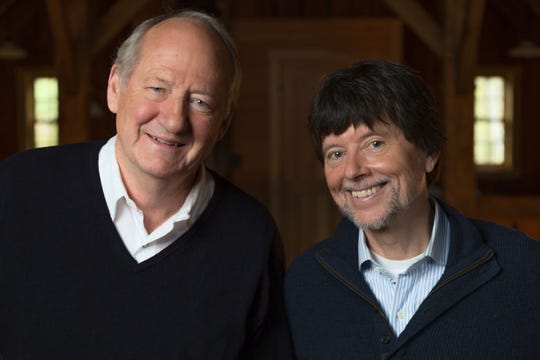 Dayton Duncan, left, and Ken Burns