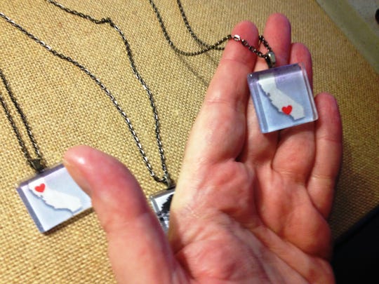 Nancy Kanter, owner of Sparkling Vine Design in Newbury Park, is a jewelry designer who created a collection with 100 percent of profits going to victims of the shooting at Borderline Bar & Grill in Thousand Oaks and fire victims.