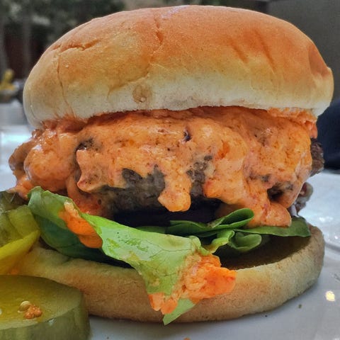 The Pimento Cheese Burger at Knife Burger was...