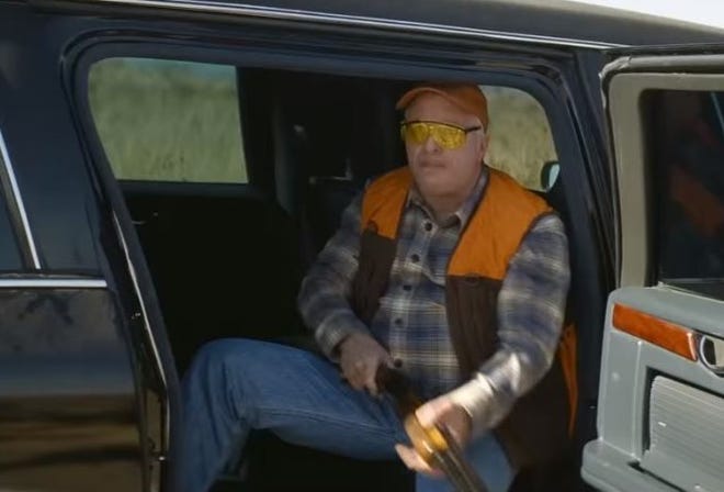 A still image from the movie, Vice, depicting the political life of former Vice President Dick Cheney.