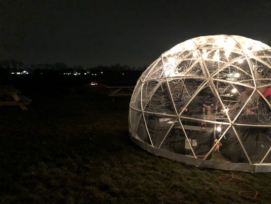 Urban Vines Winery in Westfield invites you into its igloo for wine