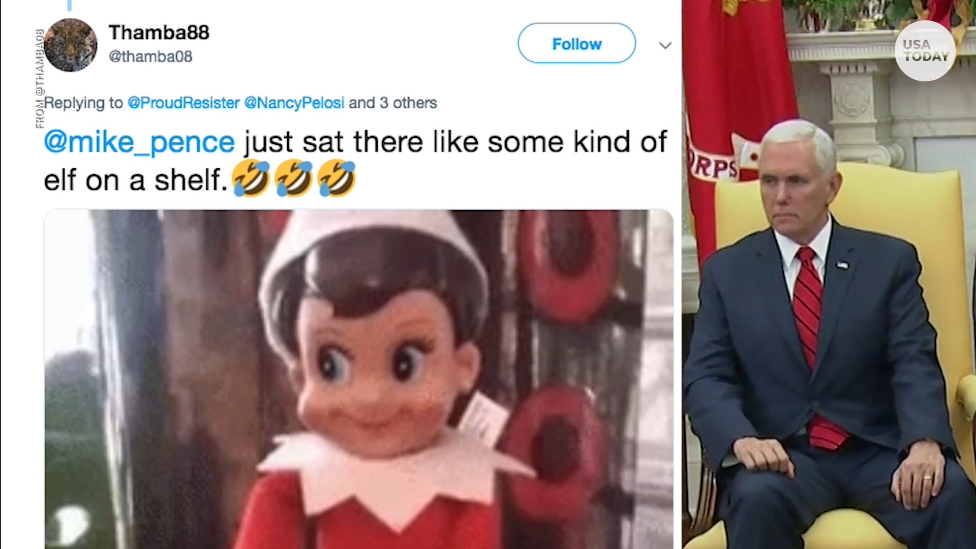 Mike Pence Mocked For Stoic Showing At Meeting With Pelosi Schumer
