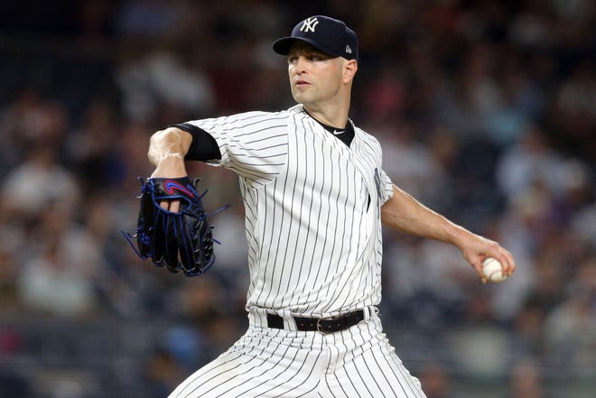 J.A. Happ went 7-0 in 11 starts for the Yankees last season.