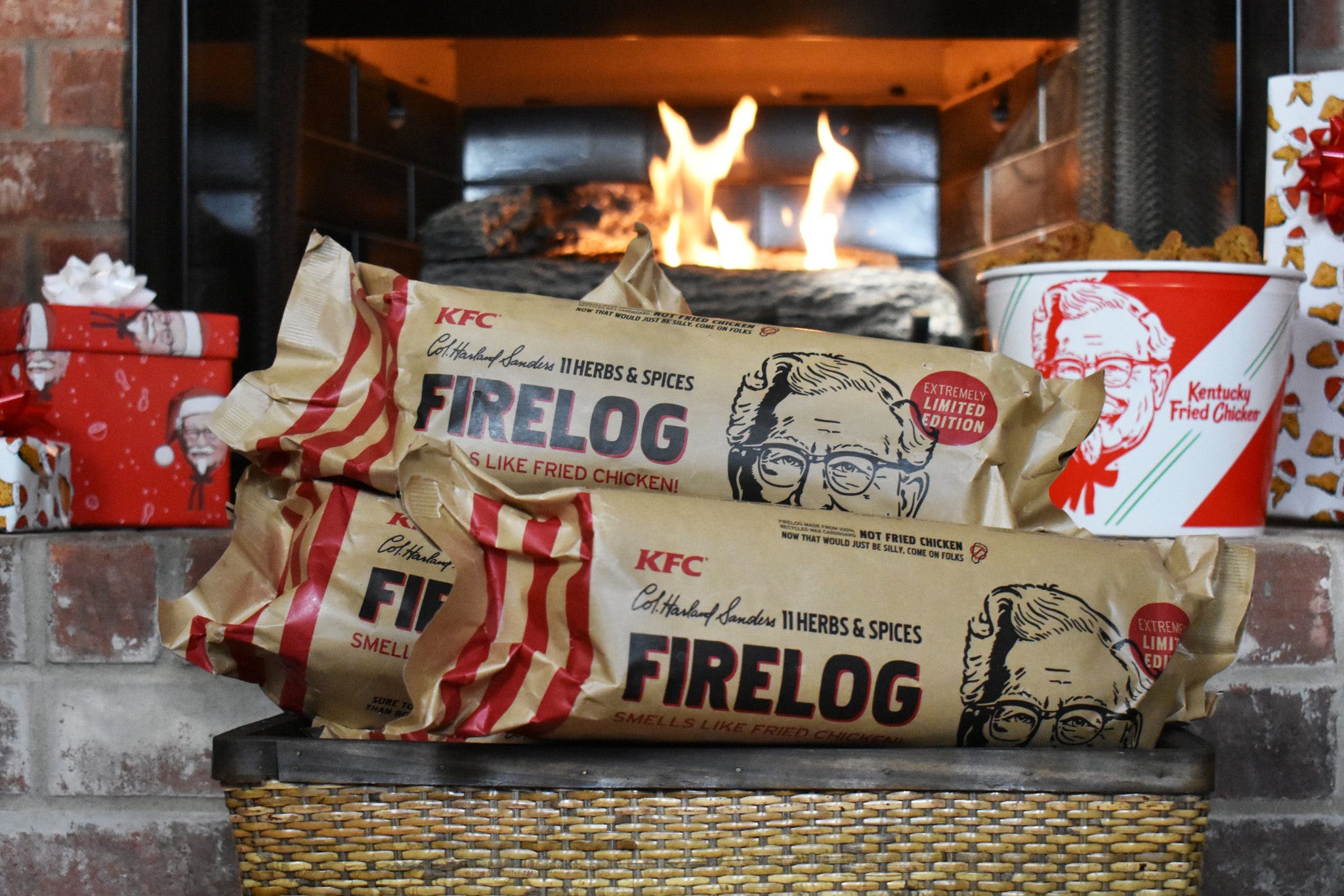 Christmas Gift Ideas Kfc Firelog Is Back Raising Smelly Debate