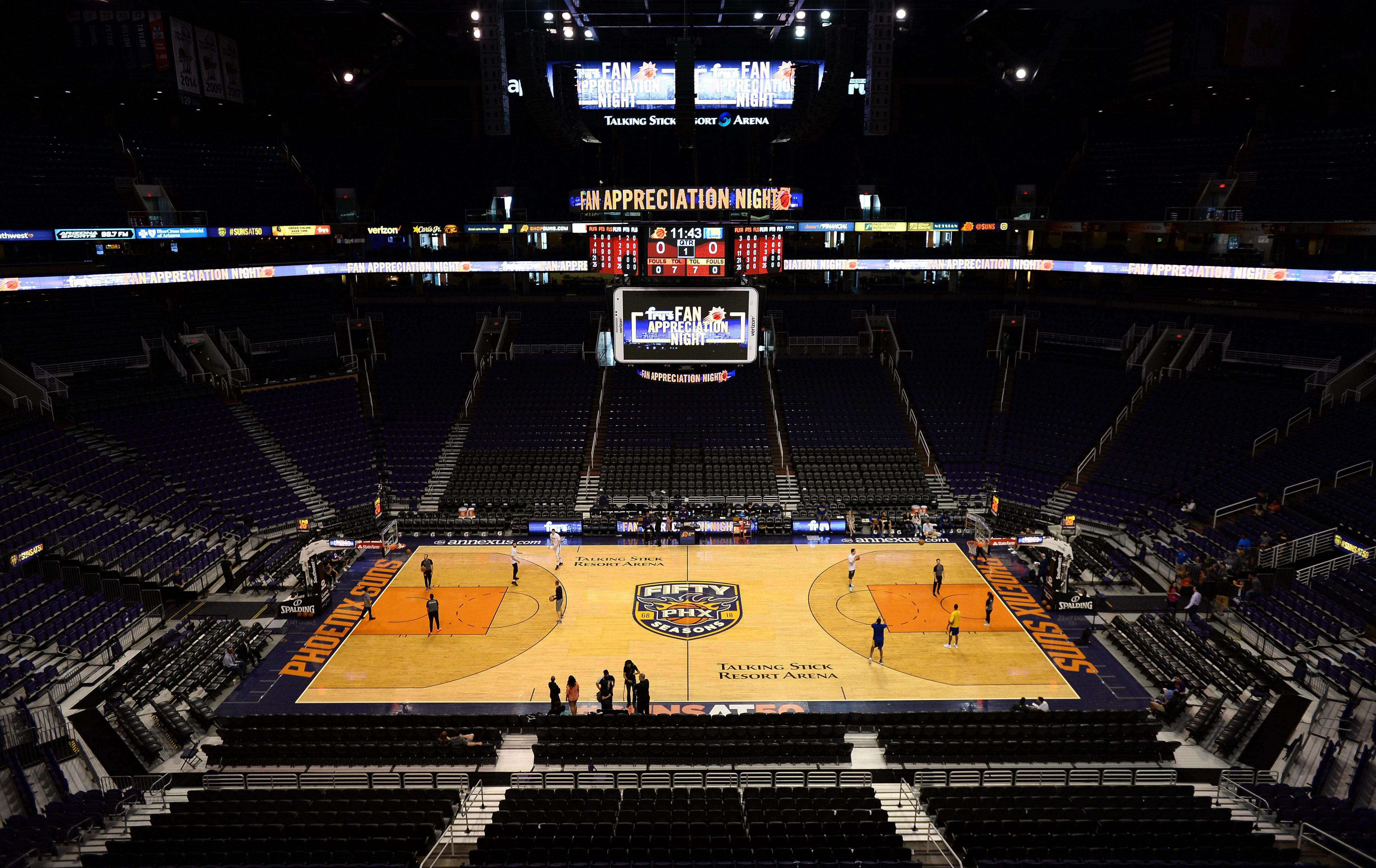 Talking Stick Resort Arena Basketball Seating Chart