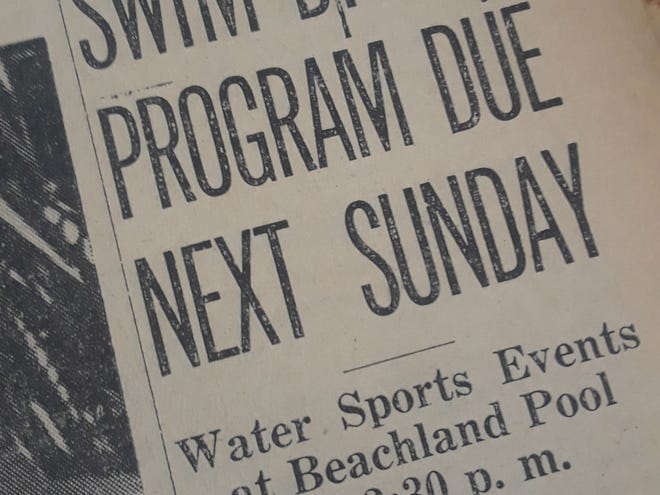 First swimming and diving competition begins in 1939.