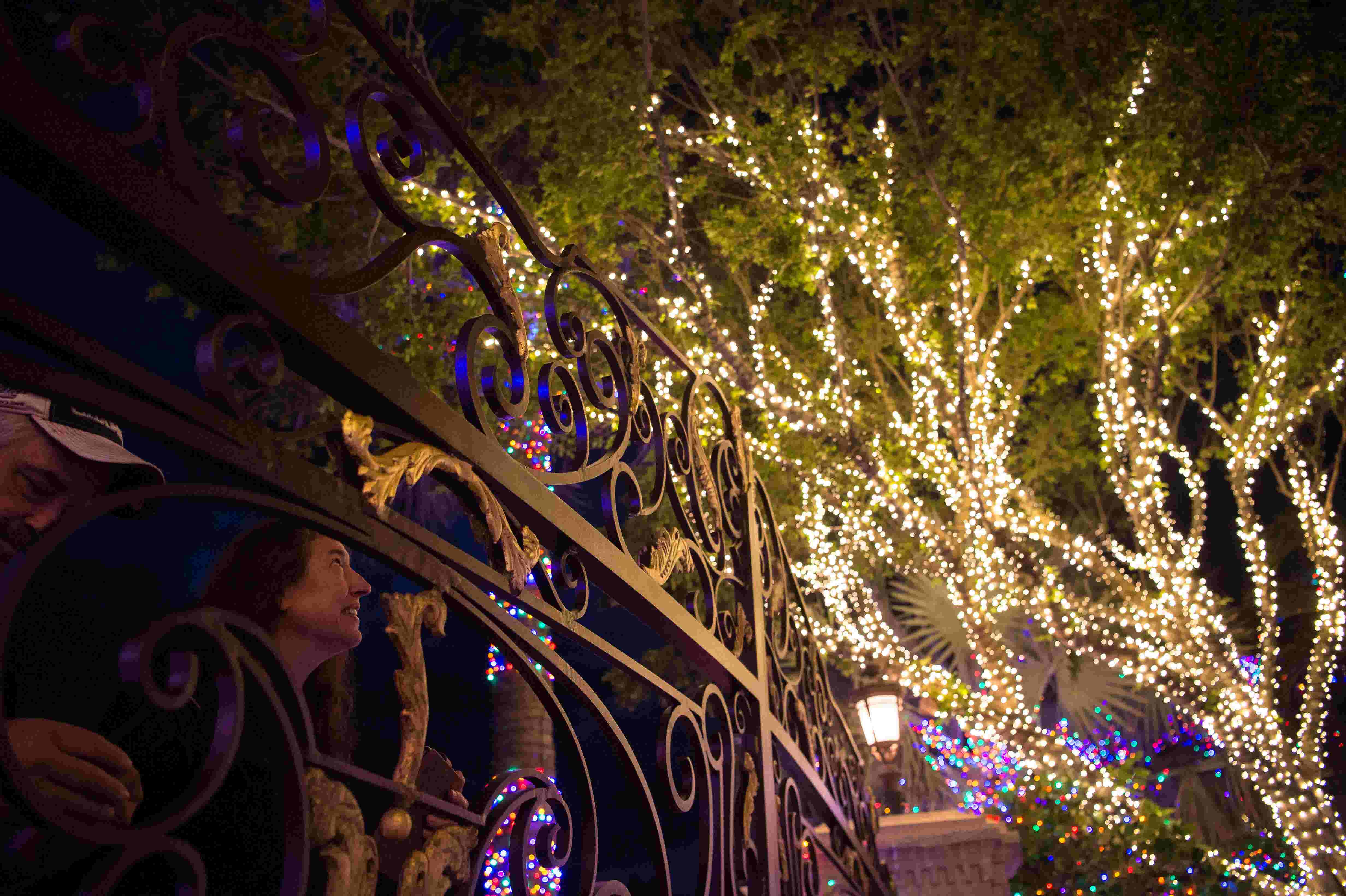 Drone video Jensen Beach's Eustace mansion lit for Christmas