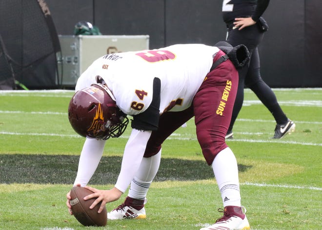 Appleton East graduate Riley John is the long snapper for the Arizona State football team, which will play Saturday in the Las Vegas Bowl against Fresno State.