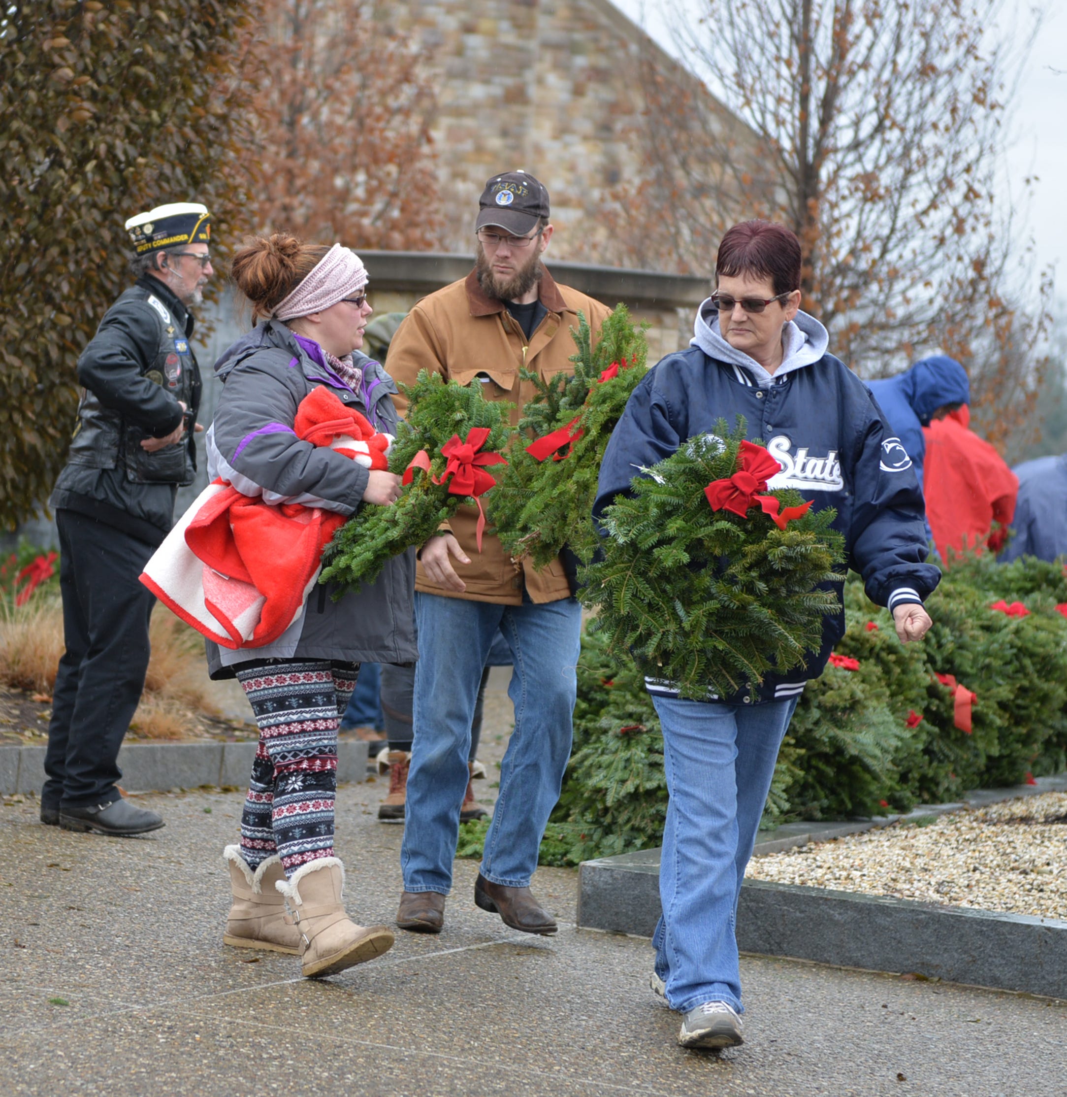Wreaths Across America ceremony at Indiantown Gap National Cemetery