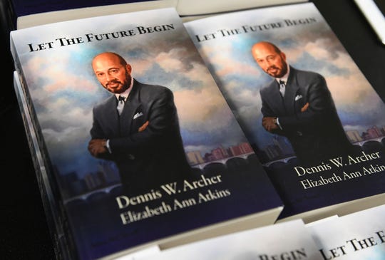 Former Detroit Mayor Dennis Archer reflects on his career, time in public service and his book, "Let the Future Begin," at the Detroit Public Library main branch in Detroit on Sunday, Dec. 16, 2018.