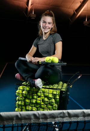 Pittsford Mendon senior Sarah Bodewes finished her season on top of Section V tennis as the AGR Girls Tennis Player of the Year.