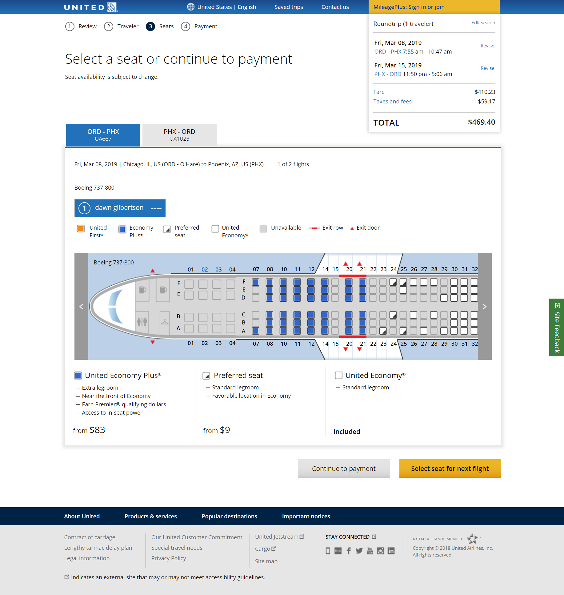 delta seat assignment fee