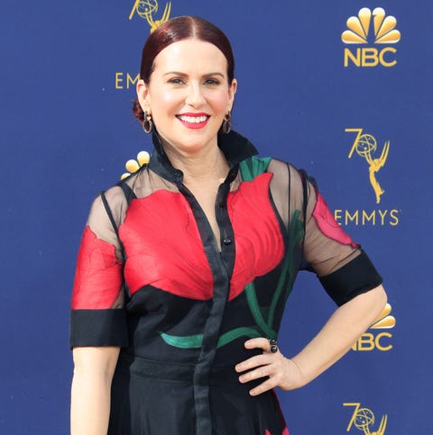 Megan Mullally arrives for the 70th annual...