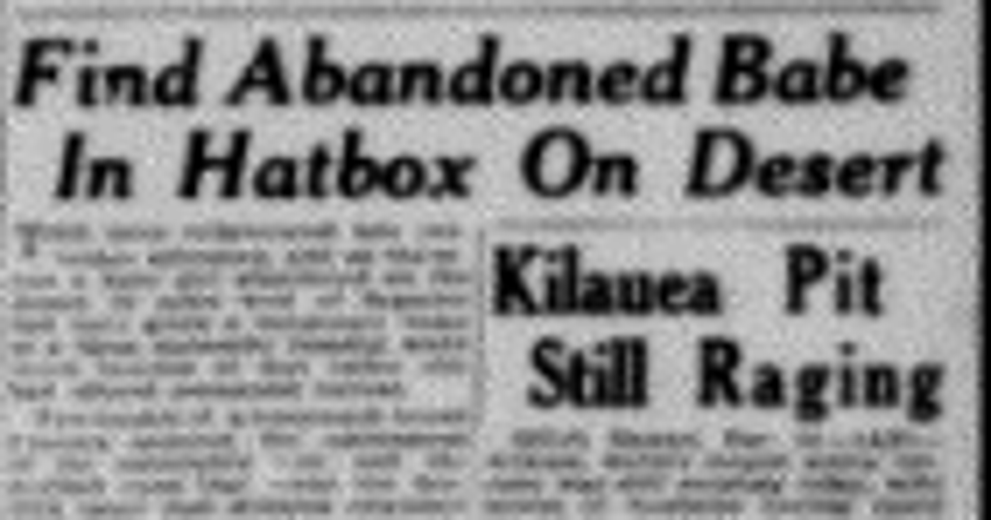 'Hatbox Baby' mystery made headlines in Arizona and beyond