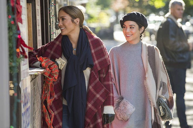 Jennifer Lopez and Vanessa Hudgens in "Second Act."