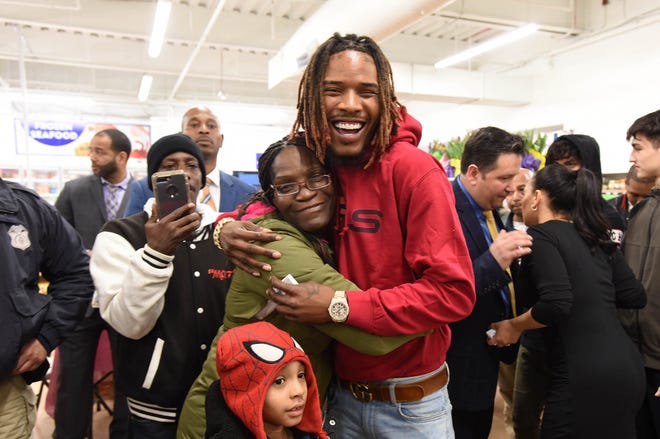 Fetty Wap was at Center City Mall in Paterson in March 2018 to give out gift cards to help people buy Easter meals.
