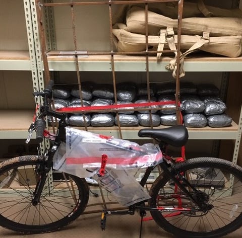 Border Patrol agents seized almost 130 pounds of...