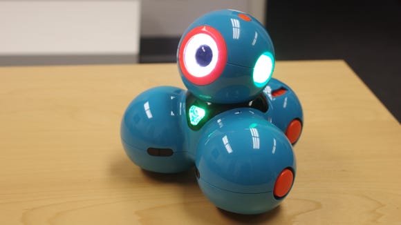 Dash is a fun robot companion that can be used with or without the coding app.