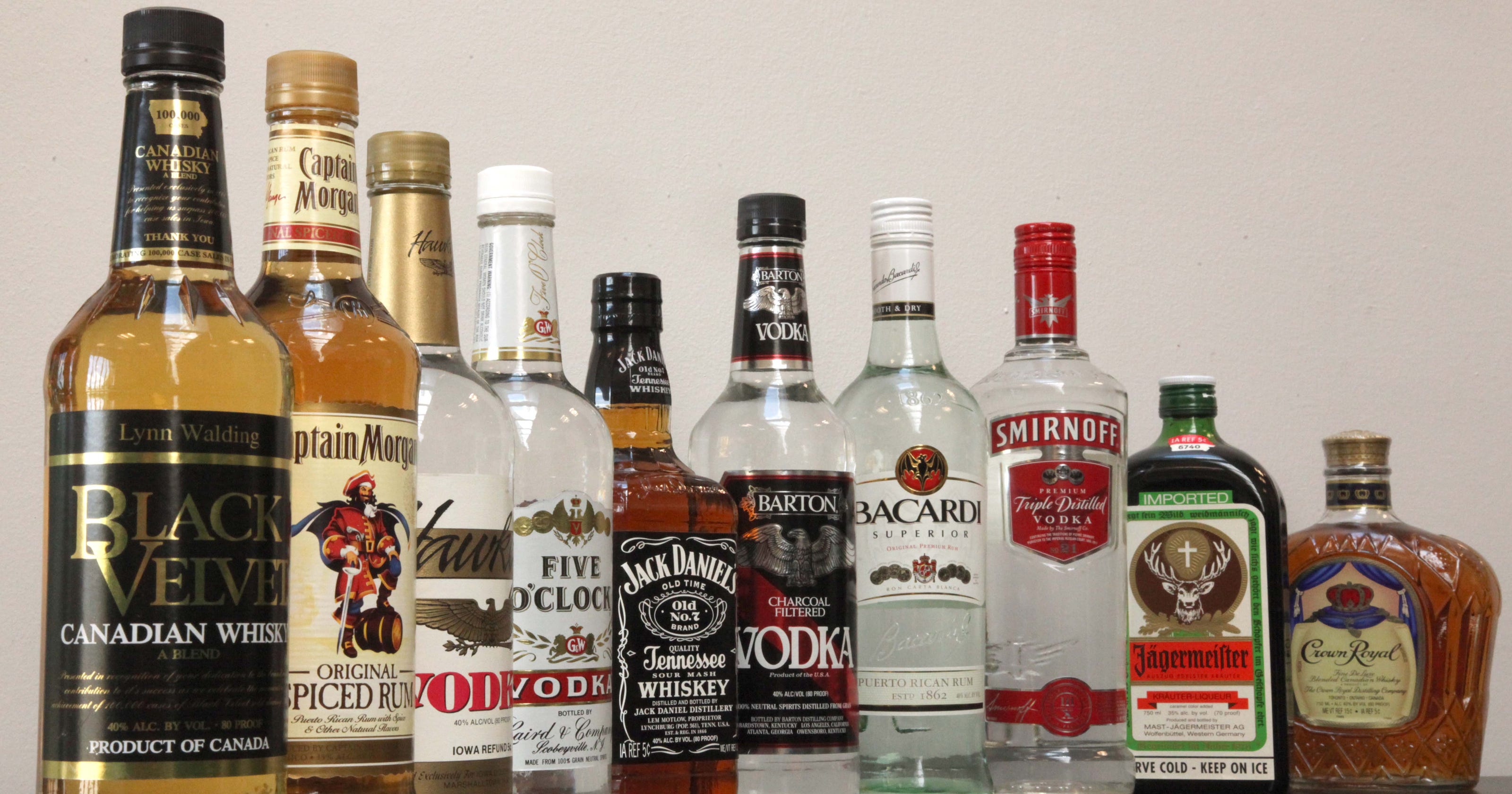 What #39 s the most the most popular liquor in Iowa? Black Velvet again