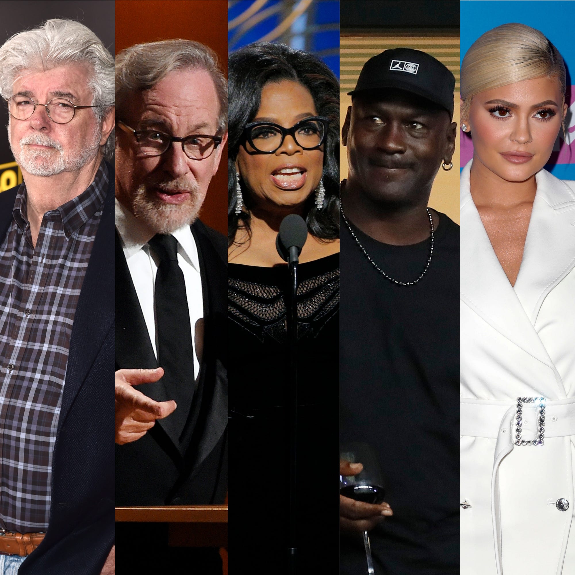 Begivenhed piedestal vedholdende Forbes' richest celebrities: George Lucas, Oprah, Kylie Jenner on list