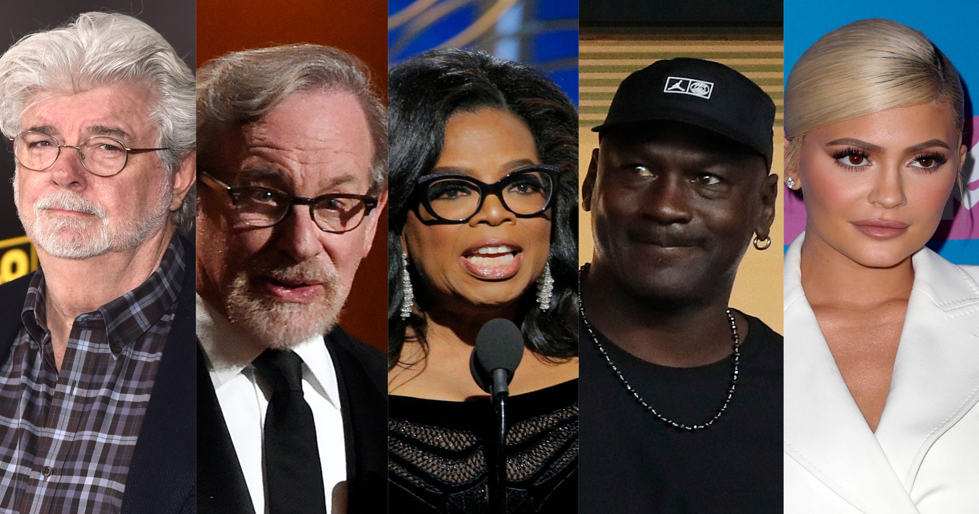 Forbes' richest celebrities Lucas, Oprah, Kylie Jenner on list