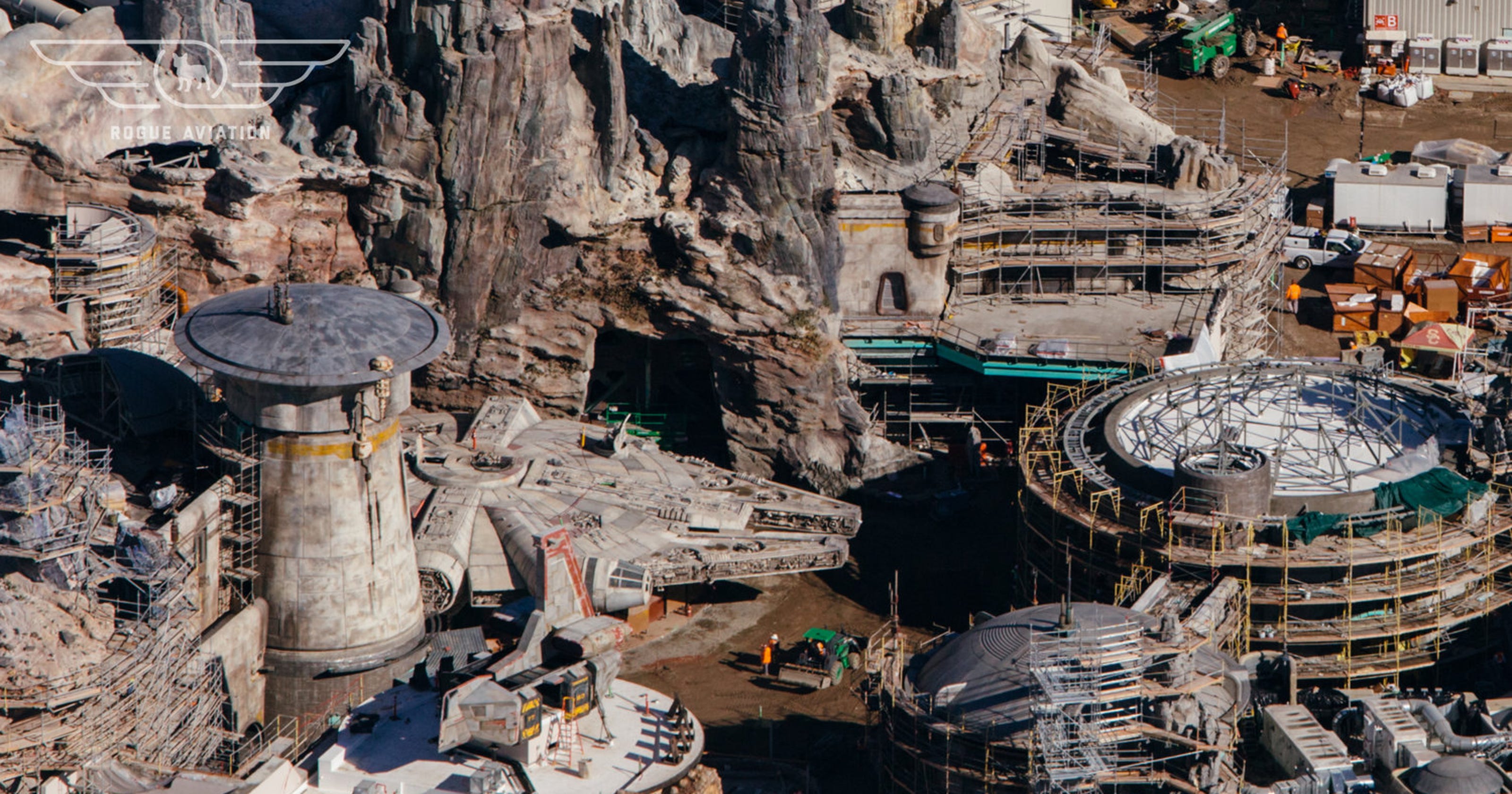 Star Wars Galaxy S Edge At Disneyland Drone Video Aerial