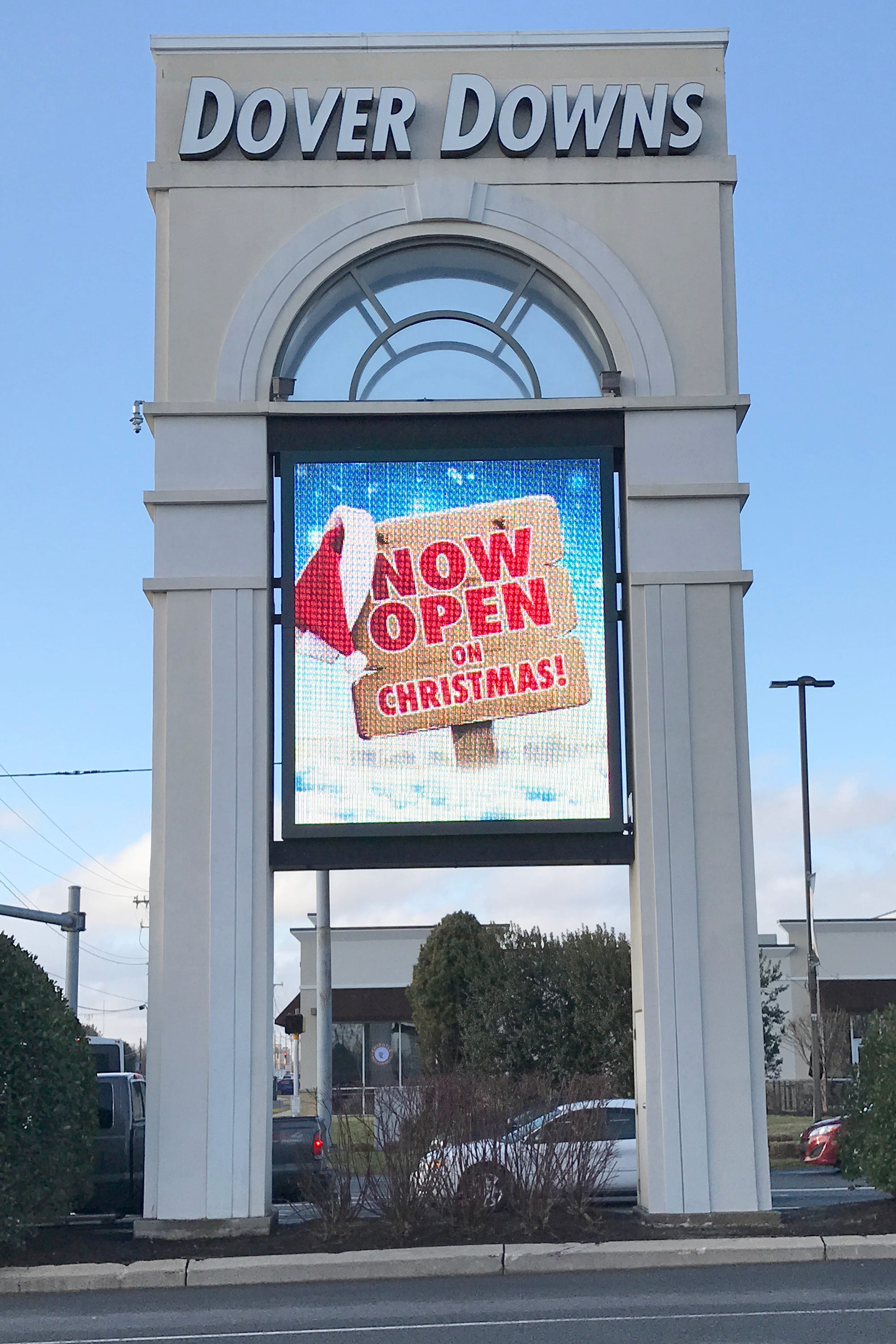 Dover Downs casino to be open on Christmas for the first time