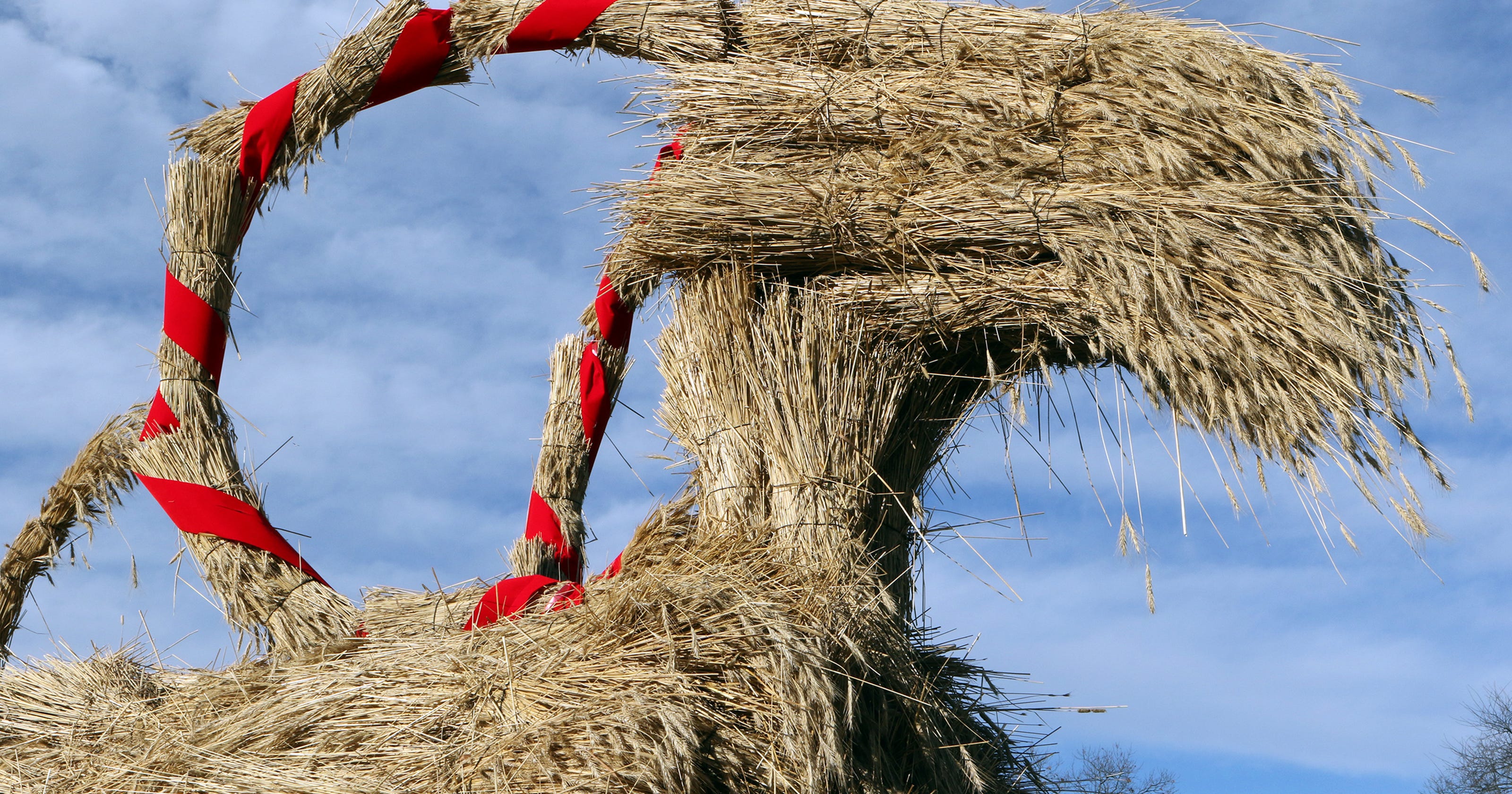 A Yule goat for the holidays and for good crops
