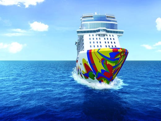 Norwegian Cruise Ship Based At Port Canaveral Hits Dock In