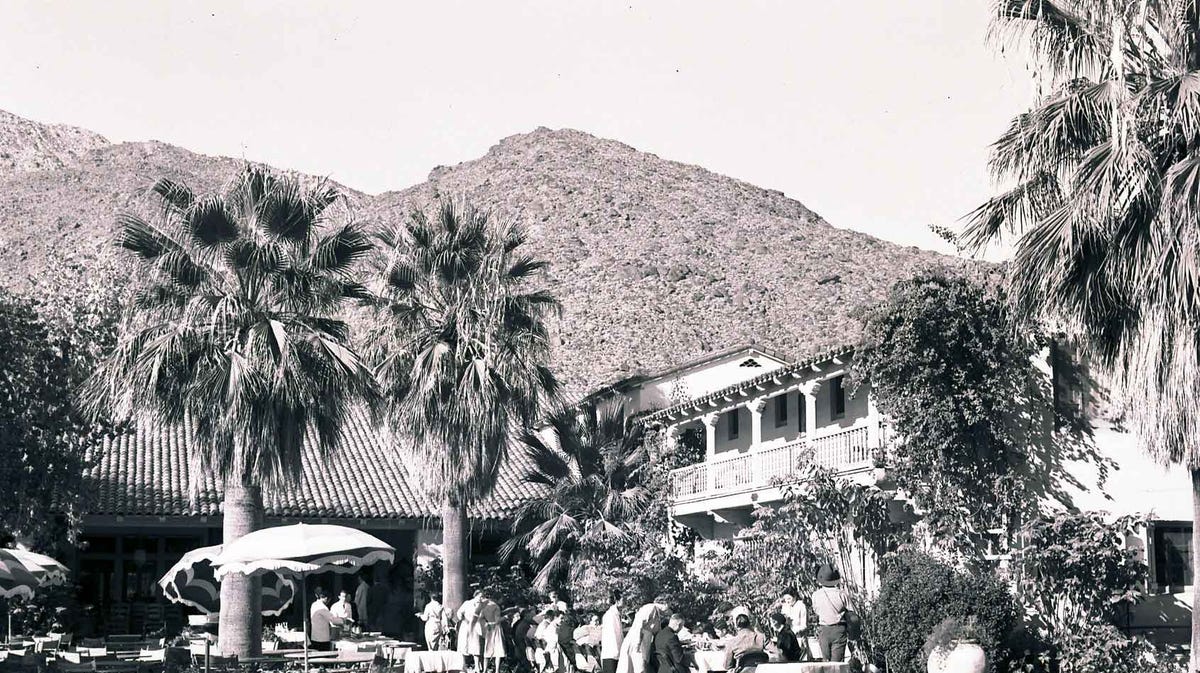 Historic photos of the iconic Desert Inn in Palm Springs
