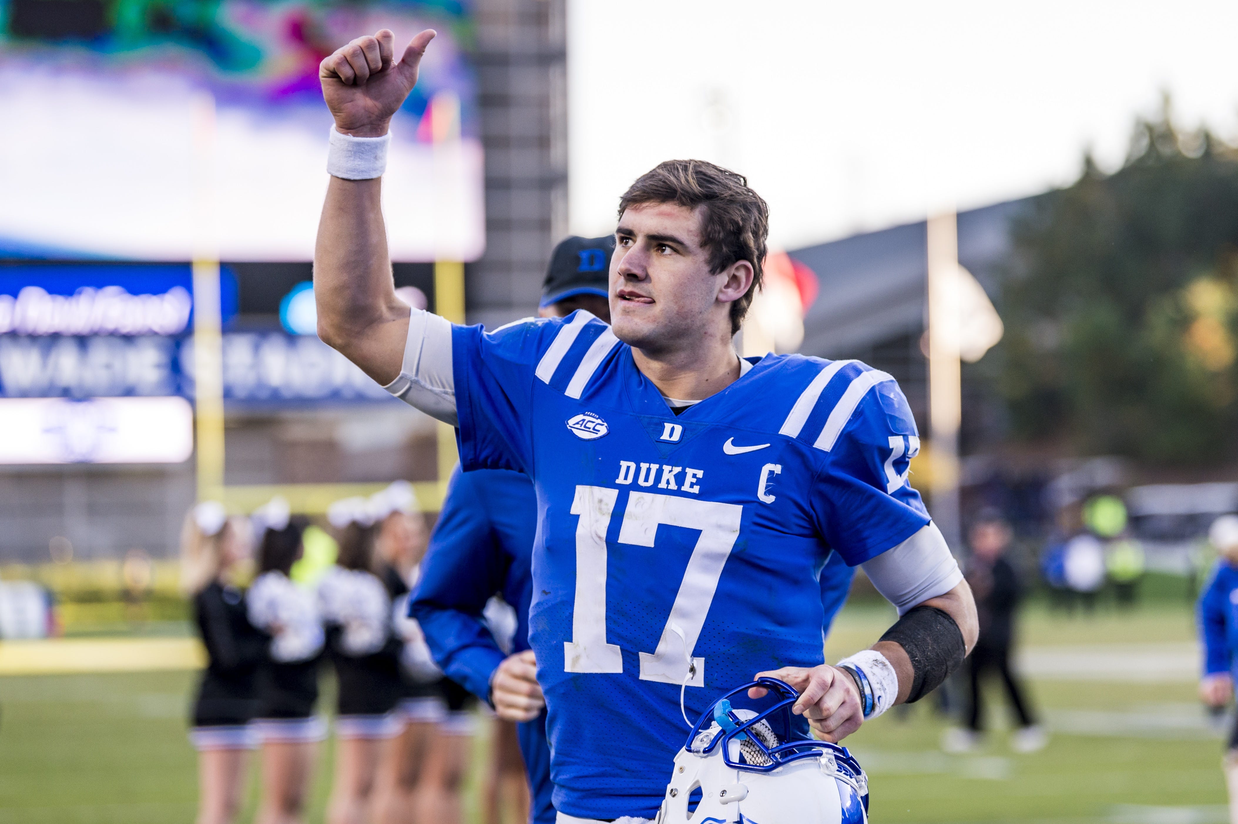 daniel jones duke football jersey