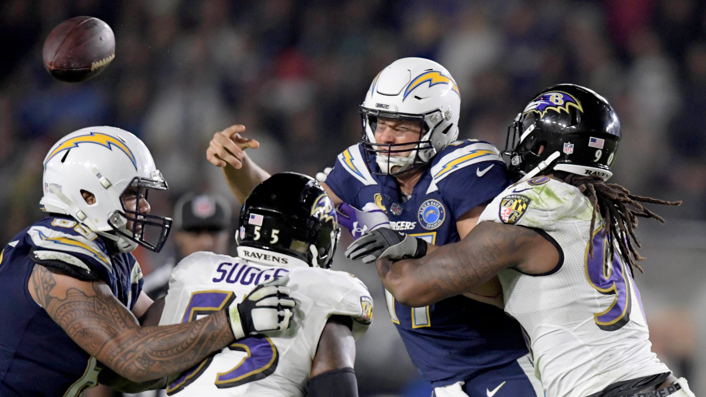 Image result for :LA Chargers vs Baltimore ravens 2018