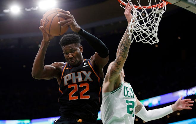 Suns center Deandre Ayton leads all rookies with 21 double-doubles so far this season. Trae Young is second with 10.