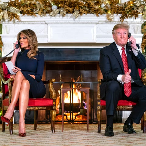 President Donald J. Trump (R) and First Lady...
