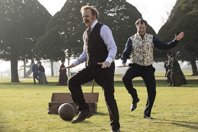 John C. Reilly and Will Ferrell in "Holmes & Watson." (Columbia Pictures)