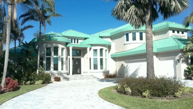 This  home at 1002 Dolphin Drive, Cape Coral, recently sold for $1.7 million.