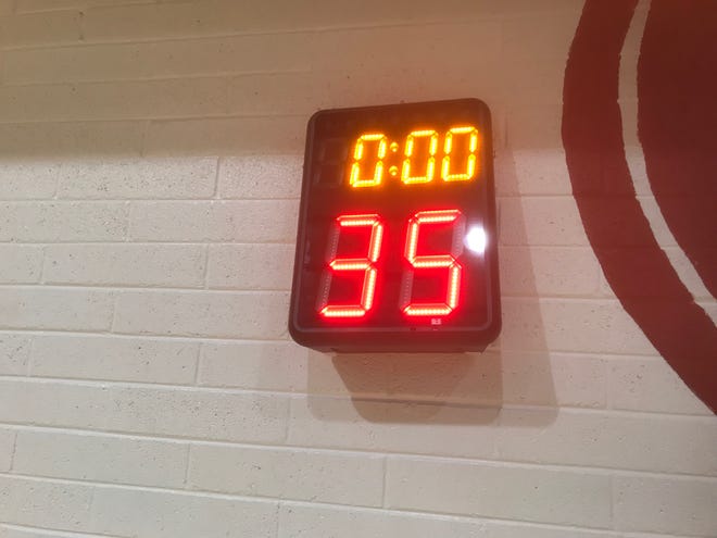 The 35-second shot clock at the Visit Mesa Basketball Challenge hasn't had any reported impact on play.