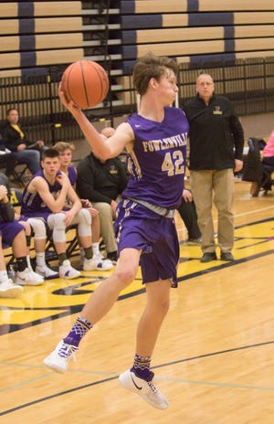 Fowlerville's Billy Hutchins had 27 points, 10 rebounds and 4 assists in an overtime loss to Lansing Eastern.