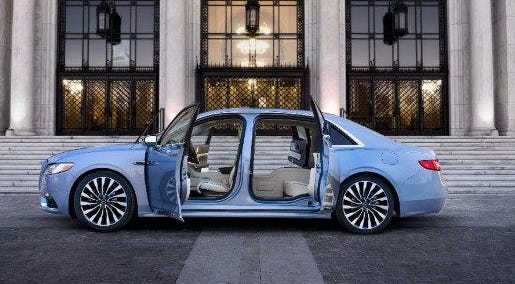 Eighty special Lincoln Continentals will be made with suicide doors.  o prevent them from living up to their name, they won't open if the car is traveling more than 2 MPH.