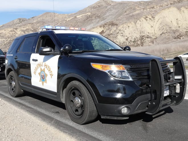 A California Highway Patrol vehicle on Highway 101.