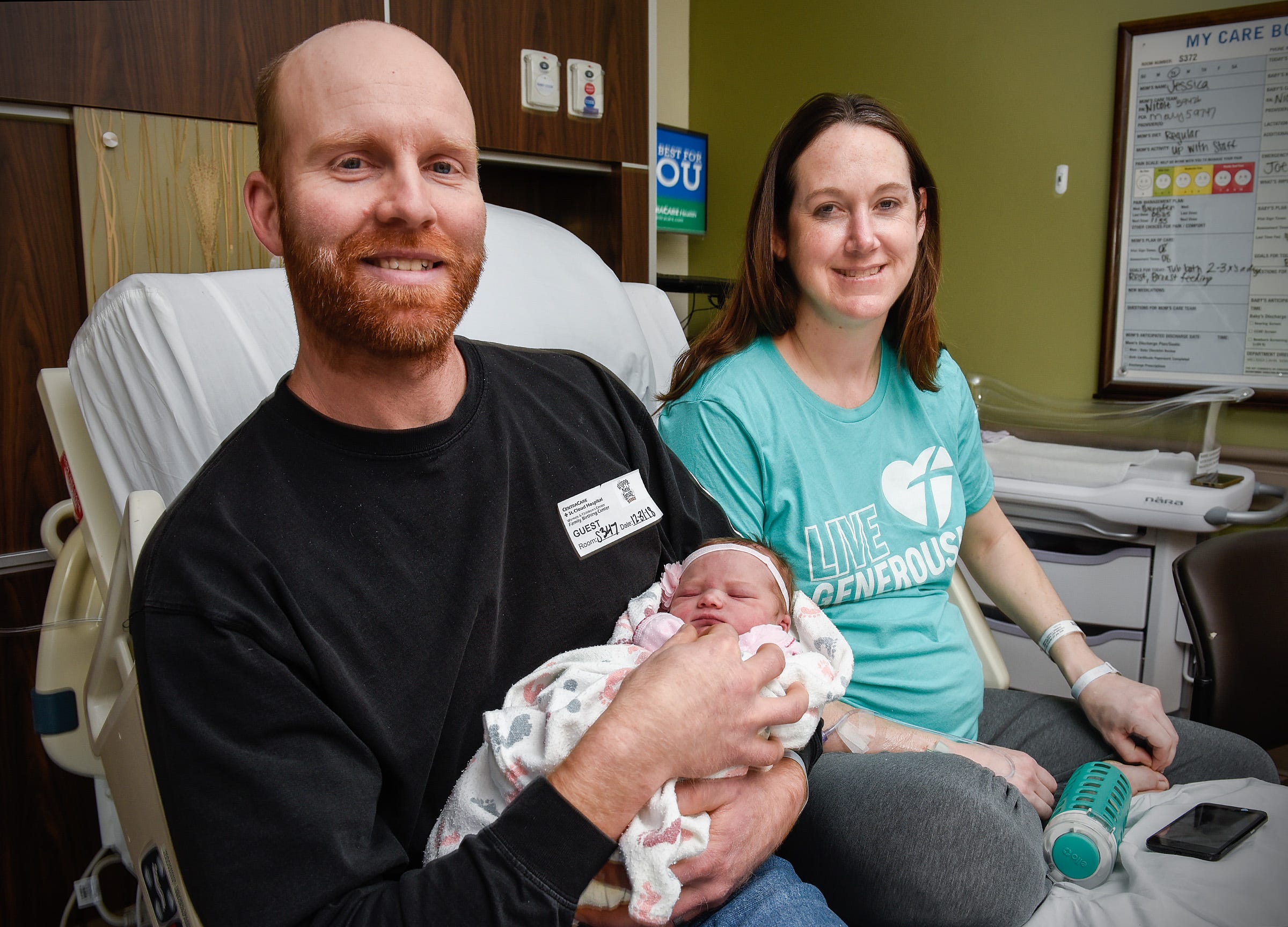 Would Be Christmas Baby Makes Debut As First Baby Of 2019 Instead