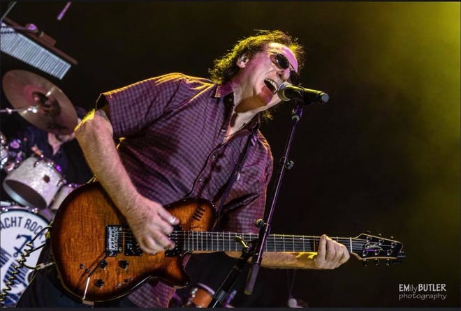 Denny Laine, co-founder of the Moody Blues, will draw from his 50-year career in music when he plays the Newton Theatre on Saturday, January 12. Laine was also an original member of Wings with Paul and Linda McCartney.