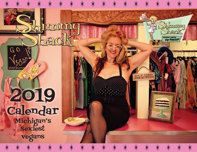 The cover of the Shimmy Shack's fifth annual calendar