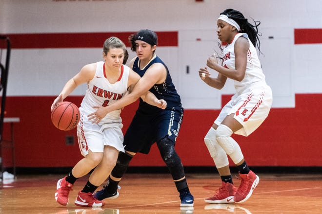Erwin High School girls basketball hosted Roberson for their game Jan. 2, 2018.
