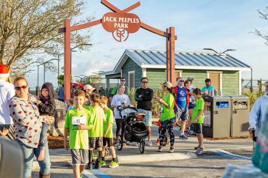 Babcock Ranch promotes healthy living through a walkable community plan, 50 miles of planned biking and hiking trails, and the new Jack Peeples Park that is open to the public.